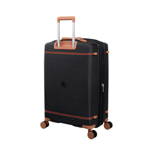 3-Piece Luggage Set, PP Material Hard Shell Suitcases, 8 Spinner Wheels, Telescopic Handle & Anti-Theft Zippers