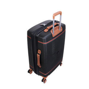 3-Piece Luggage Set, PP Material Hard Shell Suitcases, 8 Spinner Wheels, Telescopic Handle & Anti-Theft Zippers