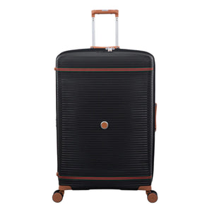 3-Piece Luggage Set, PP Material Hard Shell Suitcases, 8 Spinner Wheels, Telescopic Handle & Anti-Theft Zippers