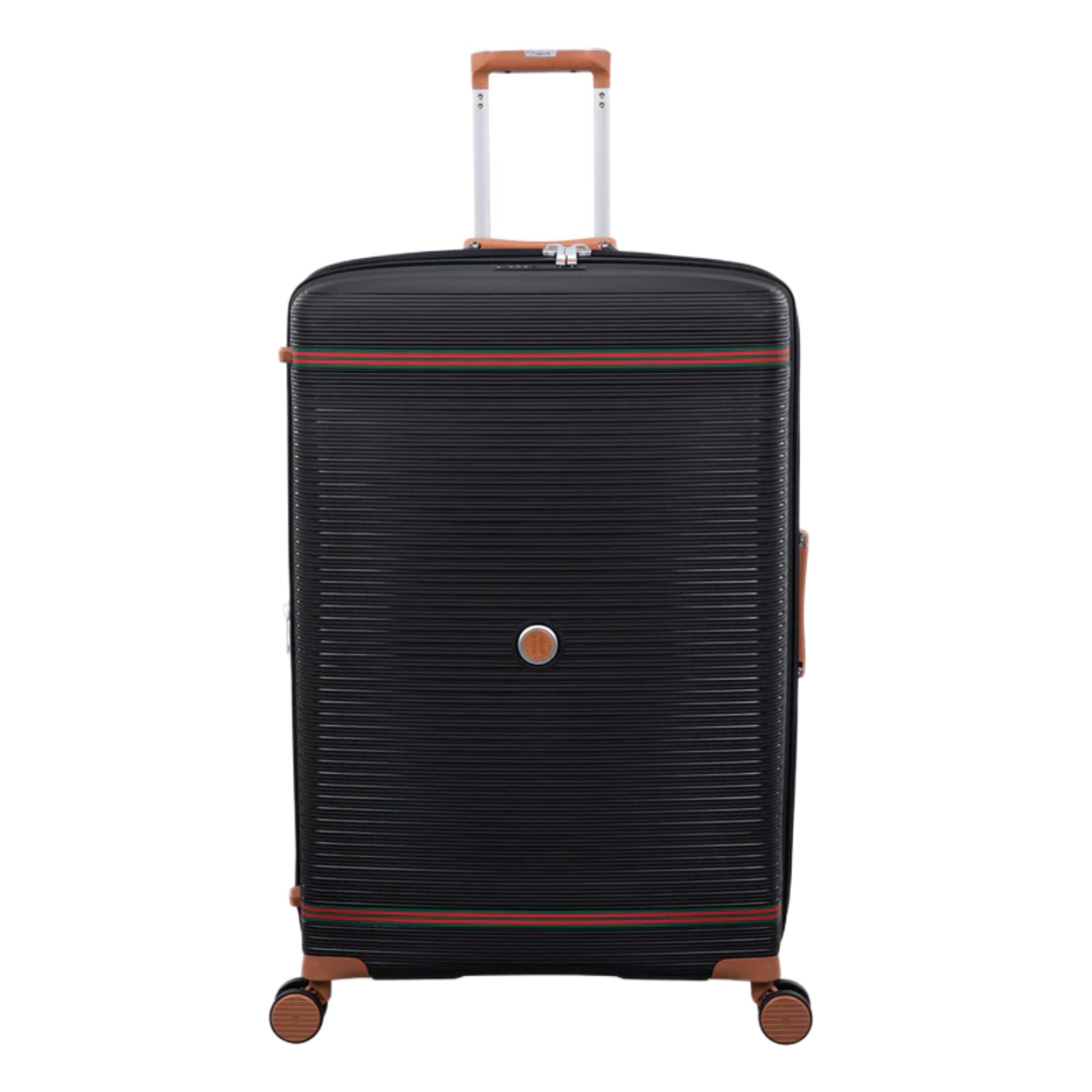 3-Piece Luggage Set, PP Material Hard Shell Suitcases, 8 Spinner Wheels, Telescopic Handle & Anti-Theft Zippers