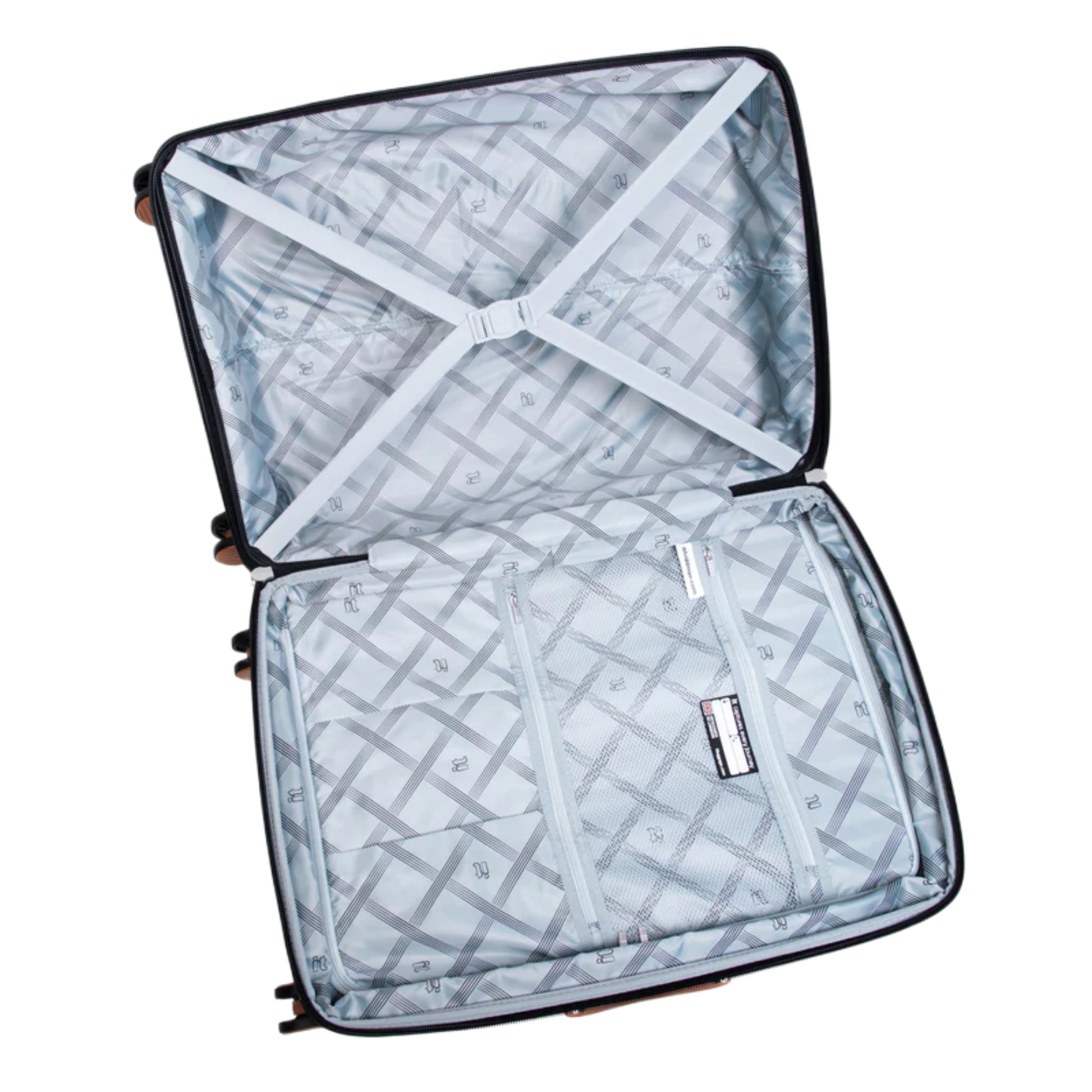 3-Piece Luggage Set, PP Material Hard Shell Suitcases, 8 Spinner Wheels, Telescopic Handle & Anti-Theft Zippers