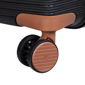 3-Piece Luggage Set, PP Material Hard Shell Suitcases, 8 Spinner Wheels, Telescopic Handle & Anti-Theft Zippers