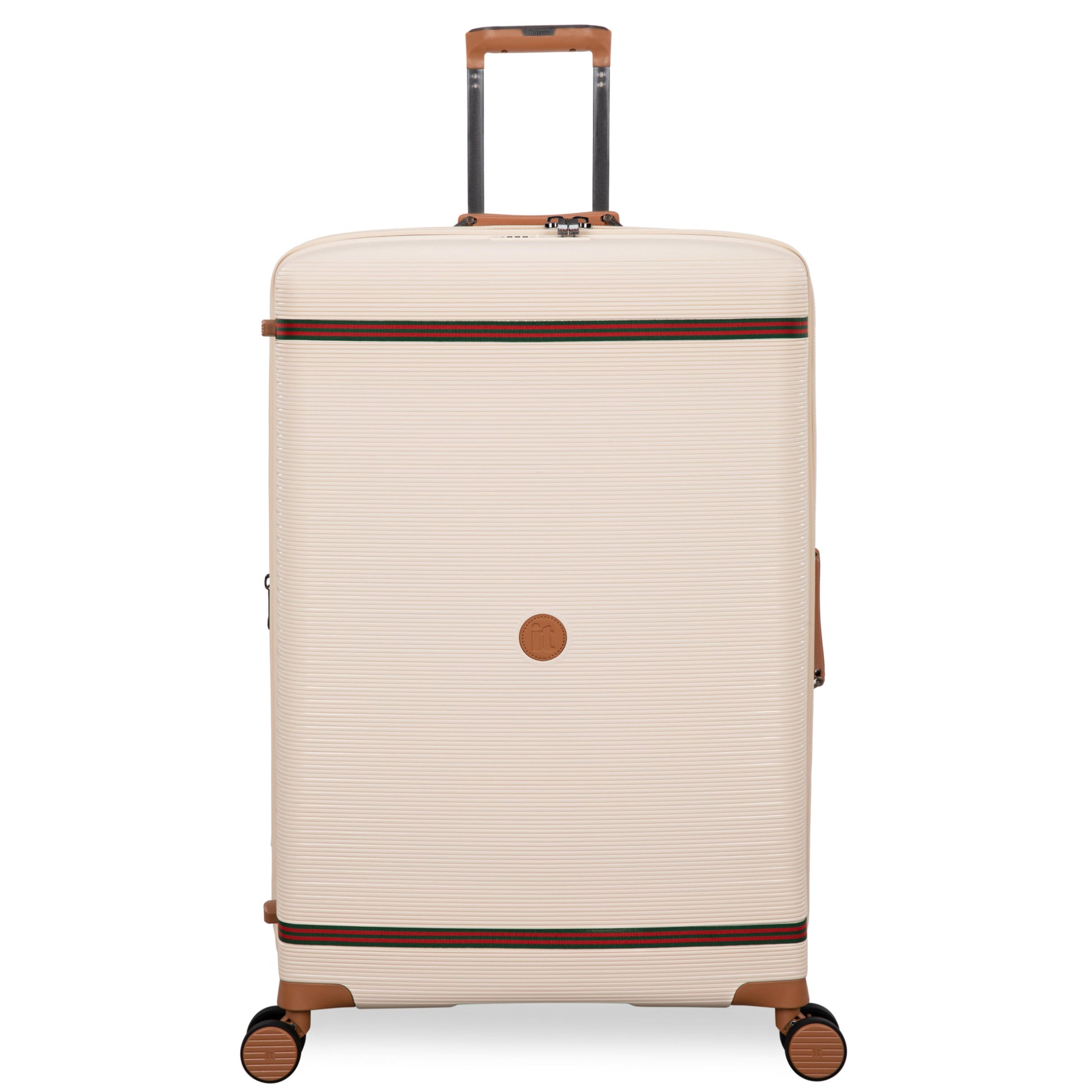 3-Piece Luggage Set, PP Material Hard Shell Suitcases, 8 Spinner Wheels, Telescopic Handle & Anti-Theft Zippers