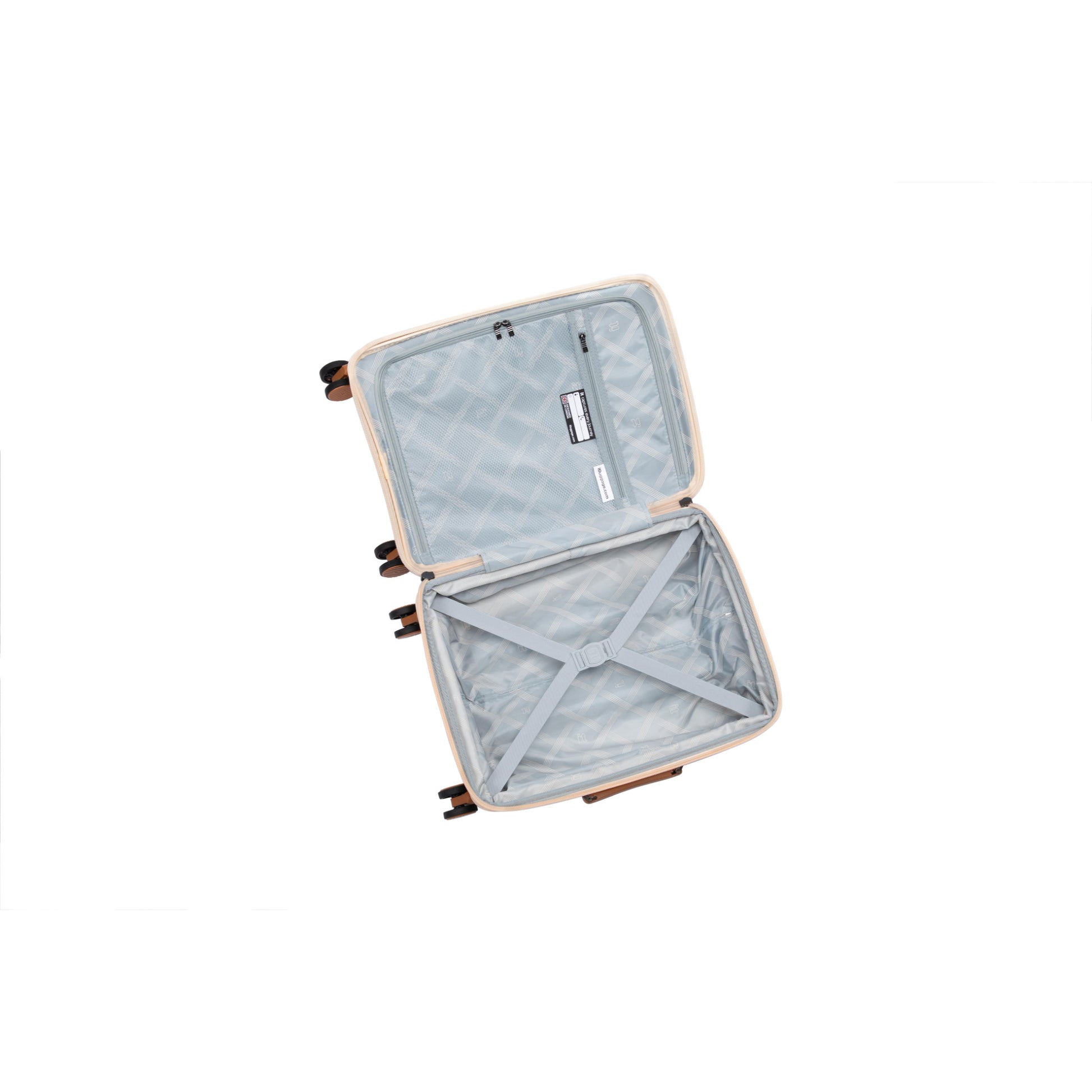3-Piece Luggage Set, PP Material Hard Shell Suitcases, 8 Spinner Wheels, Telescopic Handle & Anti-Theft Zippers