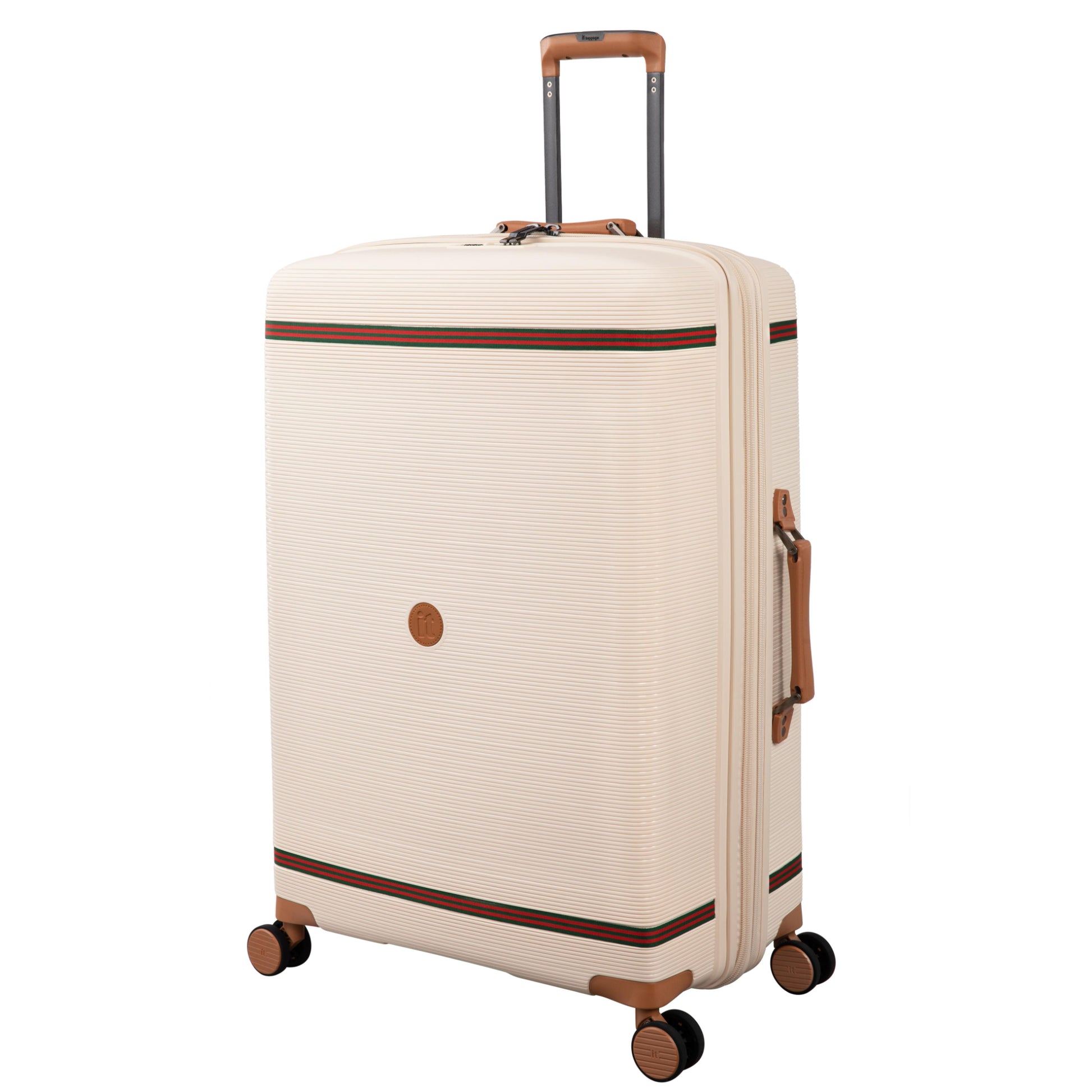 3-Piece Luggage Set, PP Material Hard Shell Suitcases, 8 Spinner Wheels, Telescopic Handle & Anti-Theft Zippers