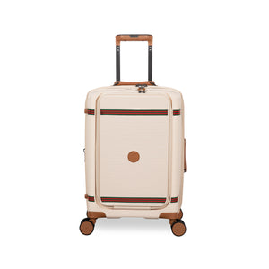 3-Piece Luggage Set, PP Material Hard Shell Suitcases, 8 Spinner Wheels, Telescopic Handle & Anti-Theft Zippers