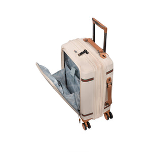 3-Piece Luggage Set, PP Material Hard Shell Suitcases, 8 Spinner Wheels, Telescopic Handle & Anti-Theft Zippers
