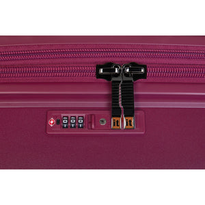 3-Piece Luggage Set, PP Material Hard Shell Suitcases, 8 Spinner Wheels, Telescopic Handle & Anti-Theft Zippers