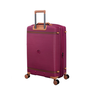 3-Piece Luggage Set, PP Material Hard Shell Suitcases, 8 Spinner Wheels, Telescopic Handle & Anti-Theft Zippers