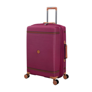 3-Piece Luggage Set, PP Material Hard Shell Suitcases, 8 Spinner Wheels, Telescopic Handle & Anti-Theft Zippers