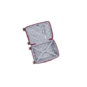 3-Piece Luggage Set, PP Material Hard Shell Suitcases, 8 Spinner Wheels, Telescopic Handle & Anti-Theft Zippers