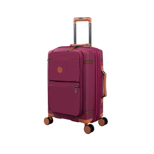 3-Piece Luggage Set, PP Material Hard Shell Suitcases, 8 Spinner Wheels, Telescopic Handle & Anti-Theft Zippers