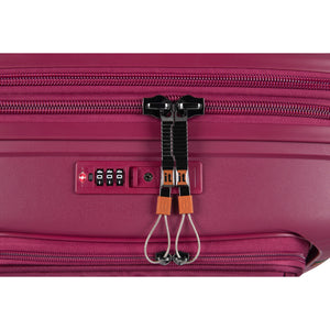 3-Piece Luggage Set, PP Material Hard Shell Suitcases, 8 Spinner Wheels, Telescopic Handle & Anti-Theft Zippers