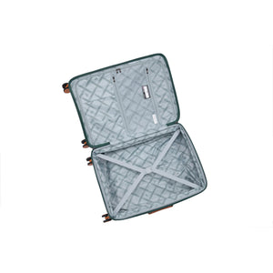 3-Piece Luggage Set, PP Material Hard Shell Suitcases, 8 Spinner Wheels, Telescopic Handle & Anti-Theft Zippers