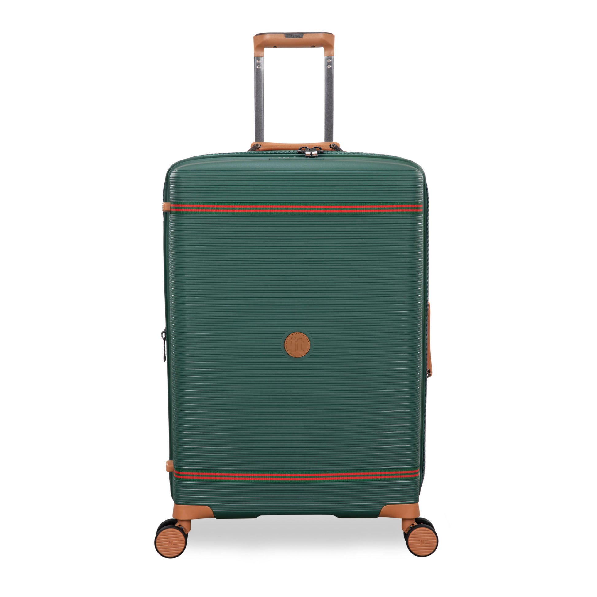 3-Piece Luggage Set, PP Material Hard Shell Suitcases, 8 Spinner Wheels, Telescopic Handle & Anti-Theft Zippers