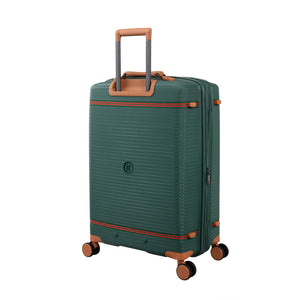 3-Piece Luggage Set, PP Material Hard Shell Suitcases, 8 Spinner Wheels, Telescopic Handle & Anti-Theft Zippers