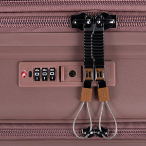 3-Piece Luggage Set, PP Material Hard Shell Suitcases, 8 Spinner Wheels, Telescopic Handle & Anti-Theft Zippers