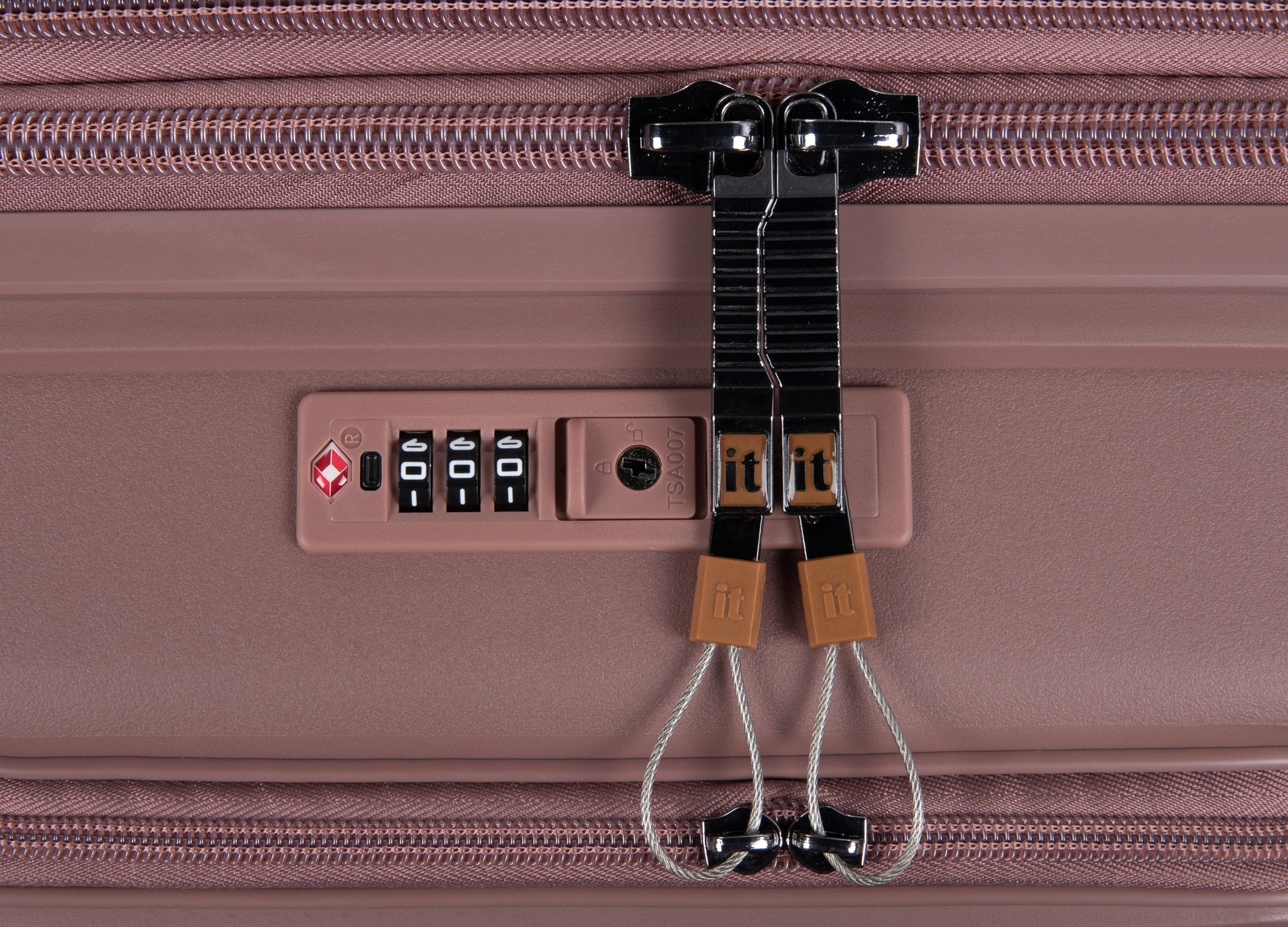3-Piece Luggage Set, PP Material Hard Shell Suitcases, 8 Spinner Wheels, Telescopic Handle & Anti-Theft Zippers