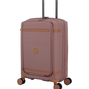 3-Piece Luggage Set, PP Material Hard Shell Suitcases, 8 Spinner Wheels, Telescopic Handle & Anti-Theft Zippers