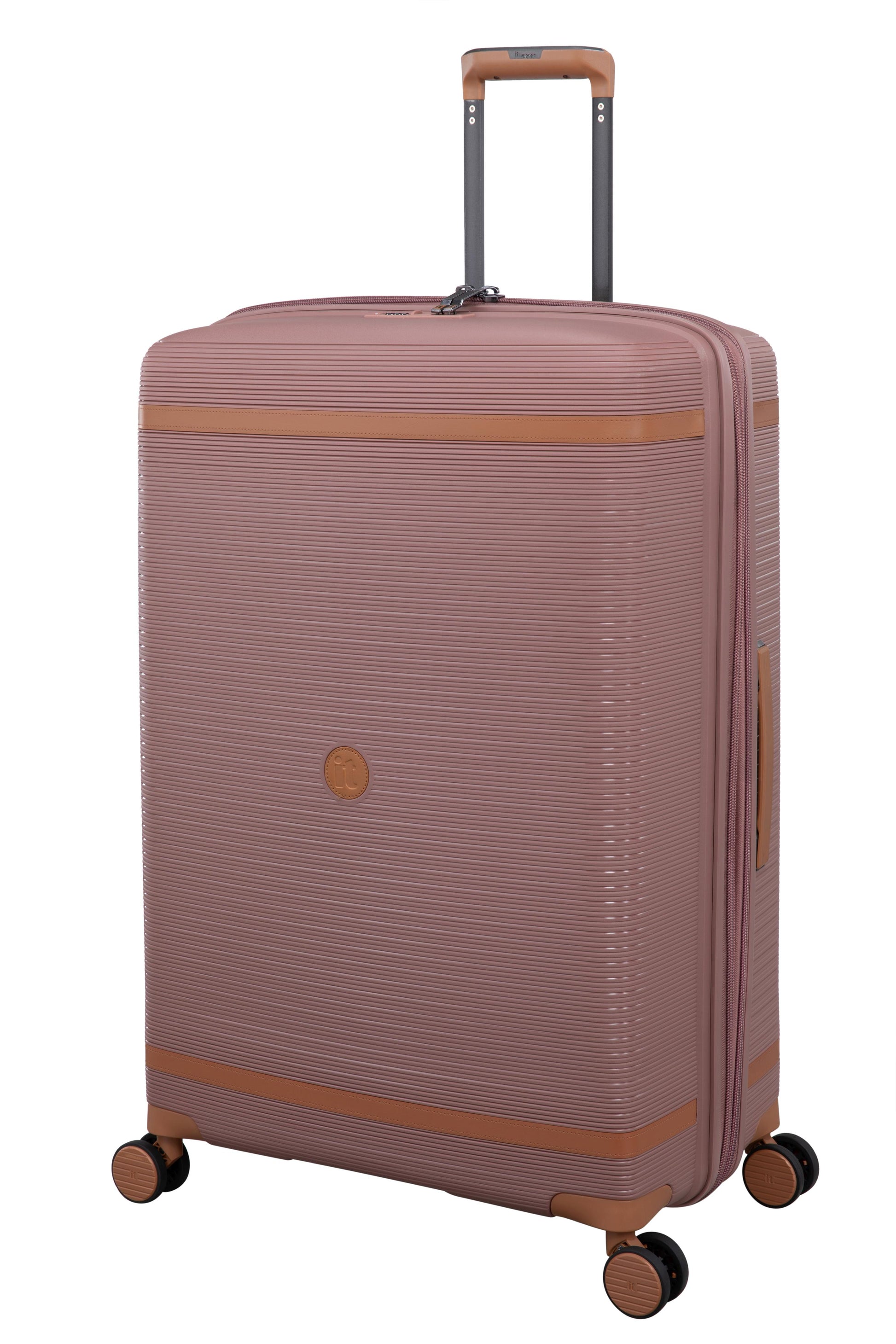 3-Piece Luggage Set, PP Material Hard Shell Suitcases, 8 Spinner Wheels, Telescopic Handle & Anti-Theft Zippers