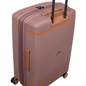 3-Piece Luggage Set, PP Material Hard Shell Suitcases, 8 Spinner Wheels, Telescopic Handle & Anti-Theft Zippers