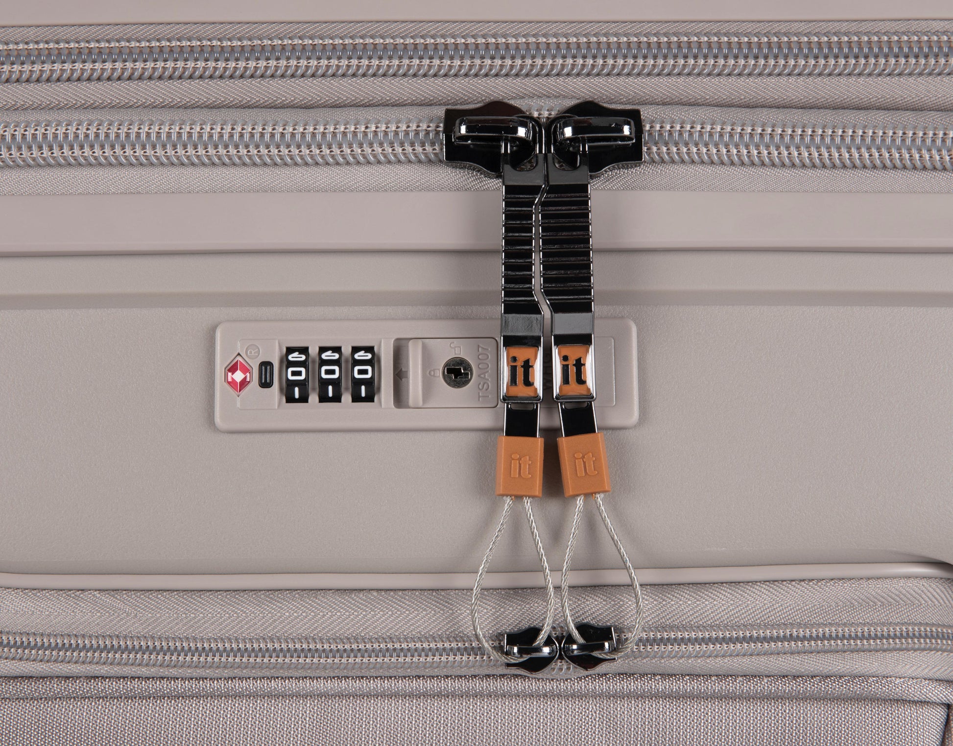 3-Piece Luggage Set, PP Material Hard Shell Suitcases, 8 Spinner Wheels, Telescopic Handle & Anti-Theft Zippers