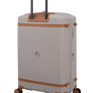 3-Piece Luggage Set, PP Material Hard Shell Suitcases, 8 Spinner Wheels, Telescopic Handle & Anti-Theft Zippers