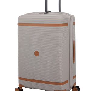 3-Piece Luggage Set, PP Material Hard Shell Suitcases, 8 Spinner Wheels, Telescopic Handle & Anti-Theft Zippers