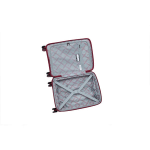 3-Piece Luggage Set, PP Material Hard Shell Suitcases, 8 Spinner Wheels, Telescopic Handle & Anti-Theft Zippers