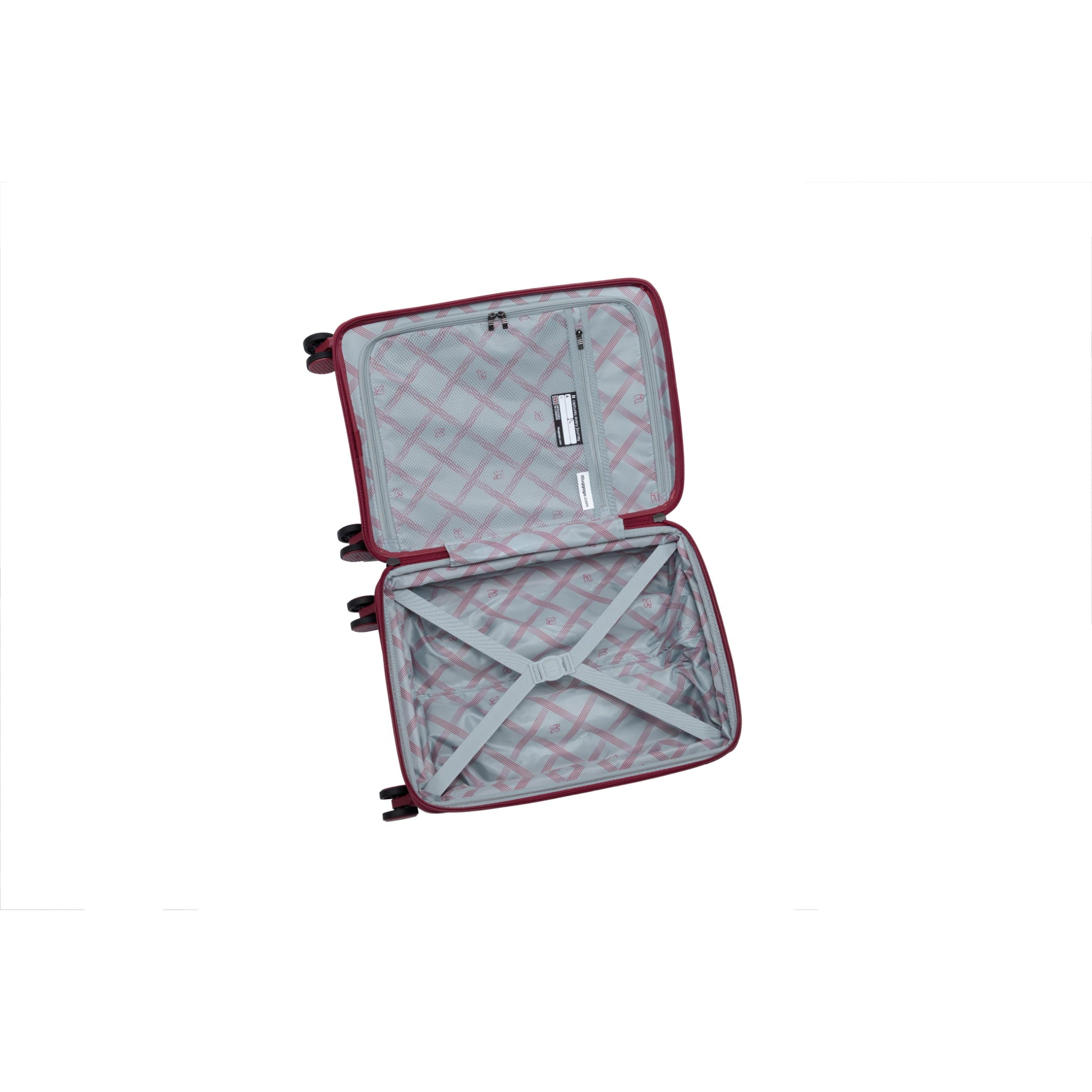 3-Piece Luggage Set, PP Material Hard Shell Suitcases, 8 Spinner Wheels, Telescopic Handle & Anti-Theft Zippers
