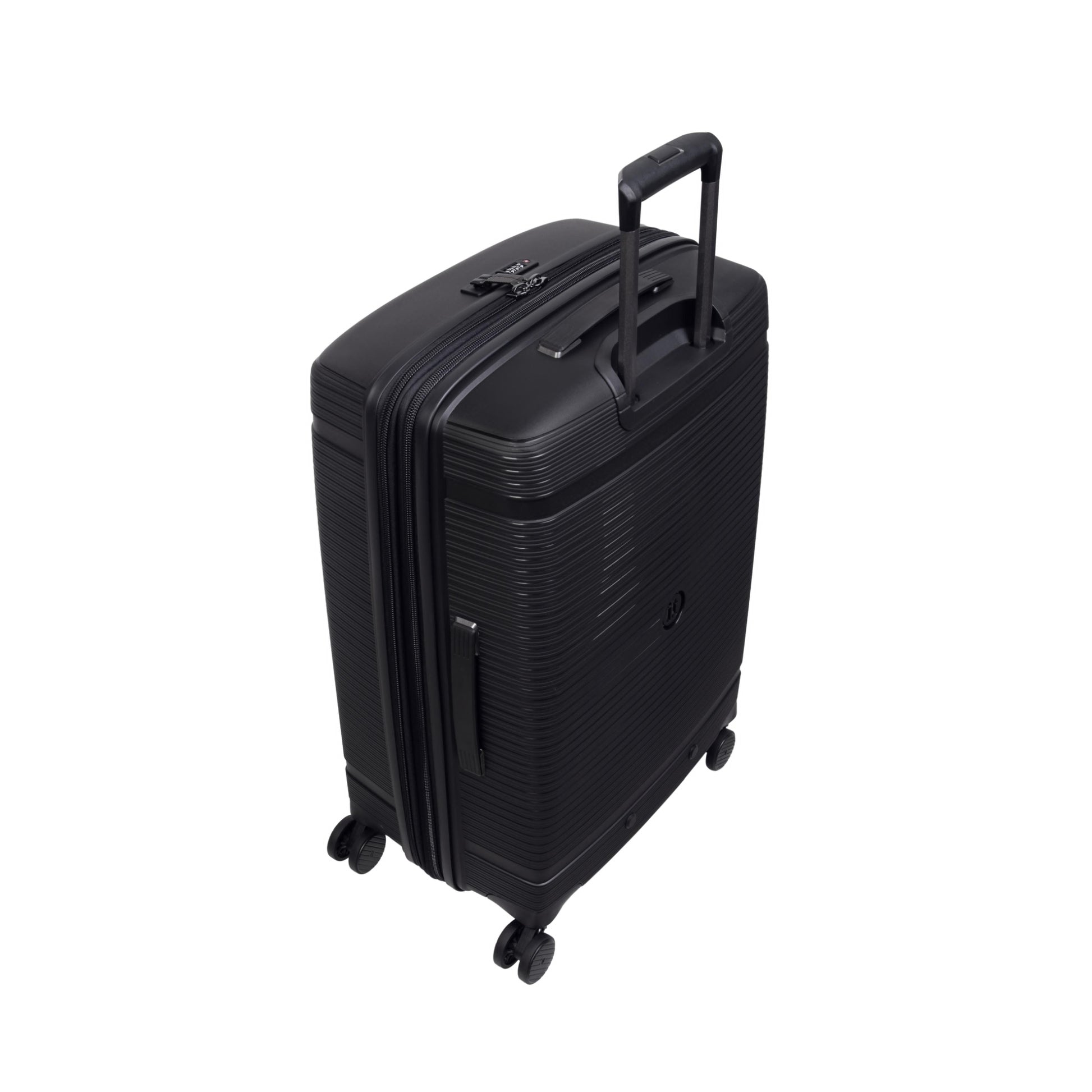 3-Piece Luggage Set, PP Material Hard Shell Suitcases, 8 Spinner Wheels, Telescopic Handle & Anti-Theft Zippers