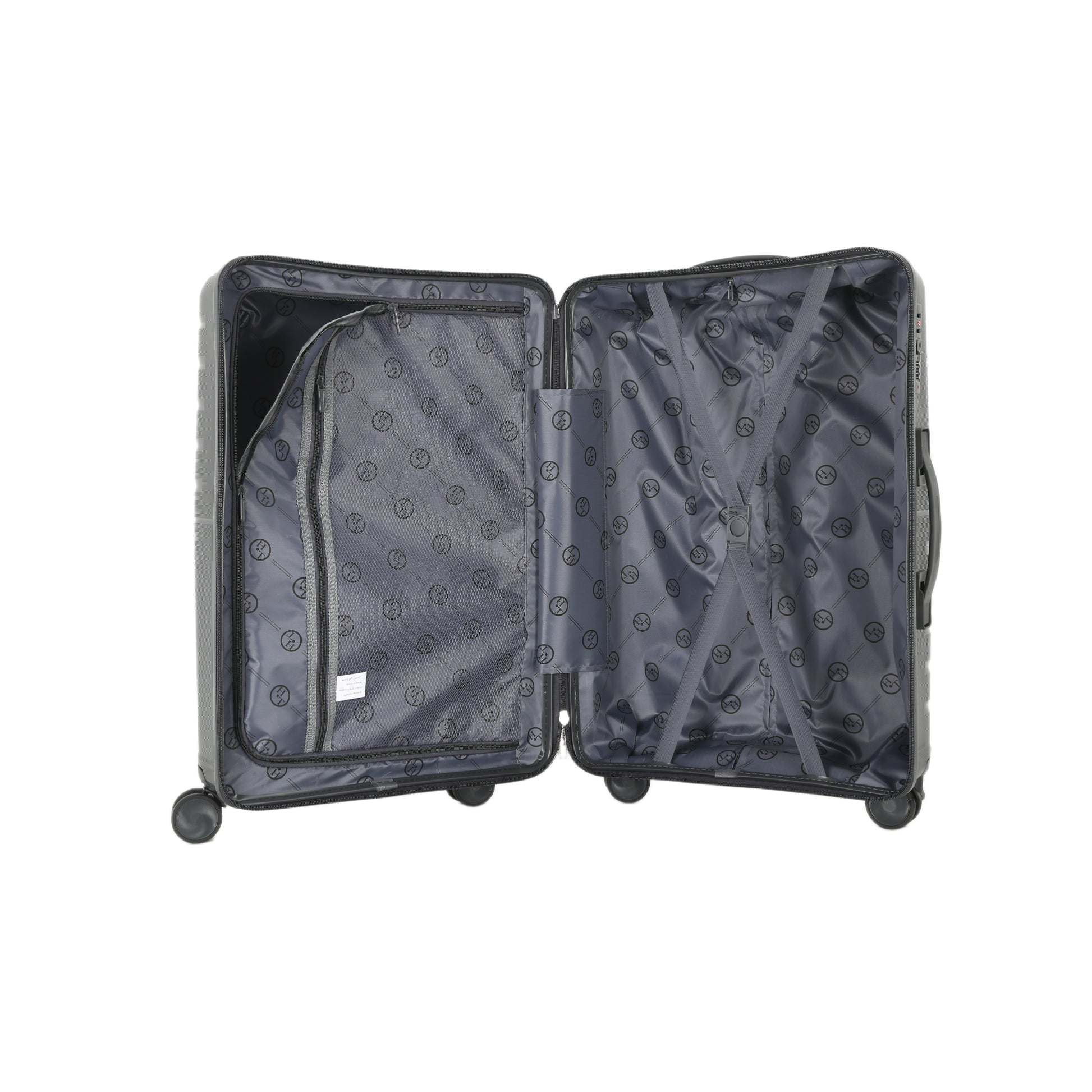4-Piece Luggage Set | PP Material | Hard Shell Suitcases | 8 Spinner Wheels | Telescopic Handle | Anti-Theft Zippers
