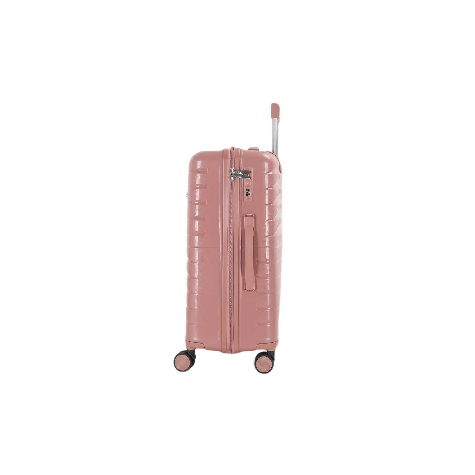 4-Piece Luggage Set | PP Material | Hard Shell Suitcases | 8 Spinner Wheels | Telescopic Handle | Anti-Theft Zippers
