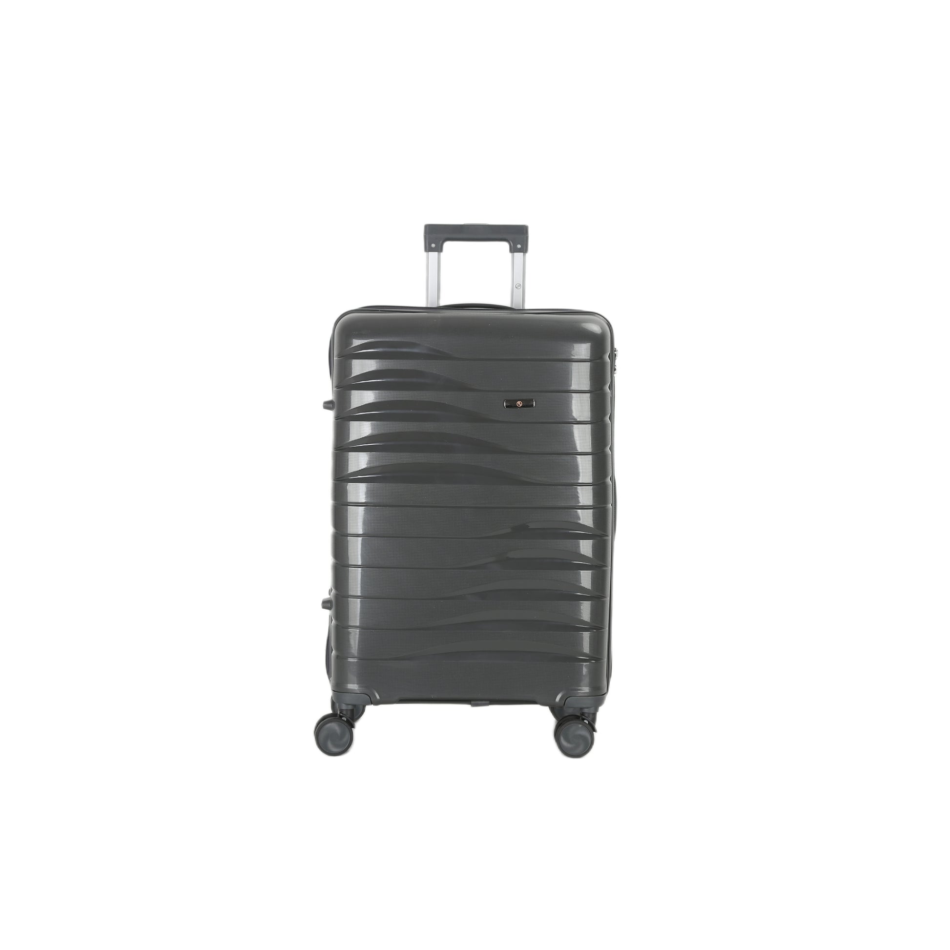 4-Piece Luggage Set | PP Material | Hard Shell Suitcases | 8 Spinner Wheels | Telescopic Handle | Anti-Theft Zippers