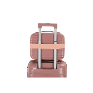 4-Piece Luggage Set | PP Material | Hard Shell Suitcases | 8 Spinner Wheels | Telescopic Handle | Anti-Theft Zippers