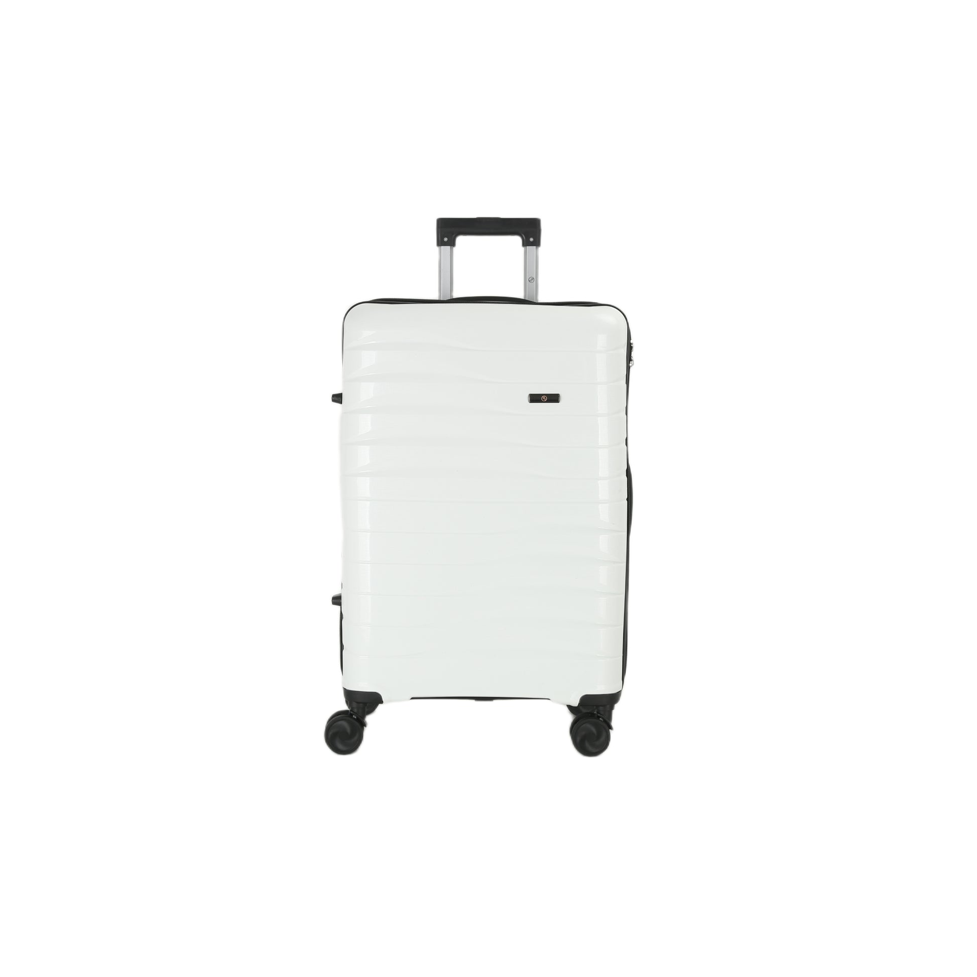 4-Piece Luggage Set | PP Material | Hard Shell Suitcases | 8 Spinner Wheels | Telescopic Handle | Anti-Theft Zippers