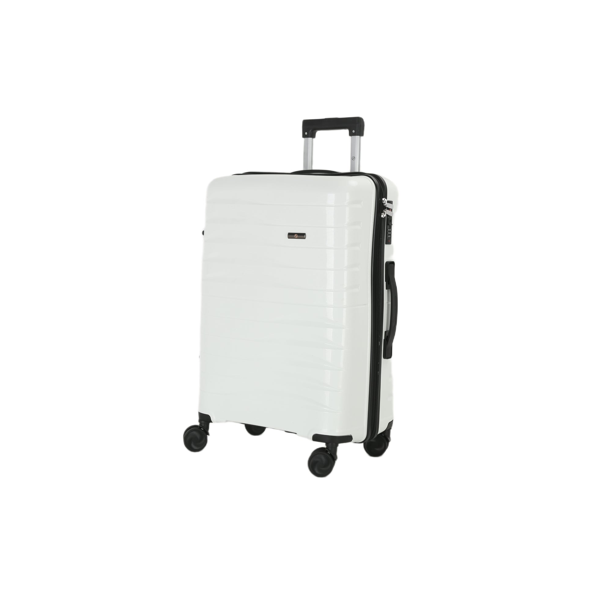 4-Piece Luggage Set | PP Material | Hard Shell Suitcases | 8 Spinner Wheels | Telescopic Handle | Anti-Theft Zippers