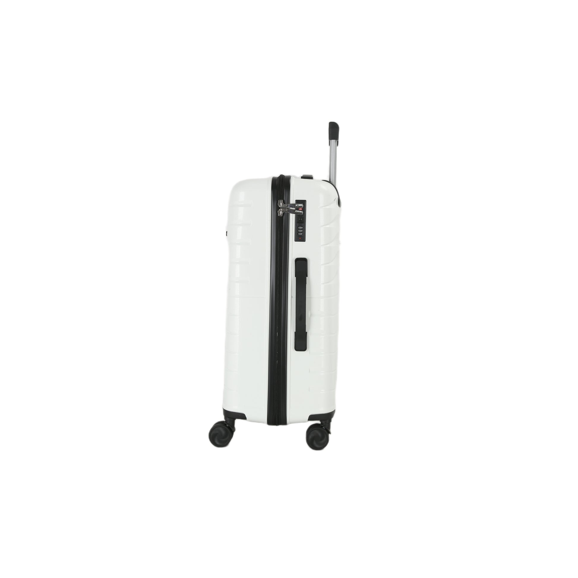 4-Piece Luggage Set | PP Material | Hard Shell Suitcases | 8 Spinner Wheels | Telescopic Handle | Anti-Theft Zippers
