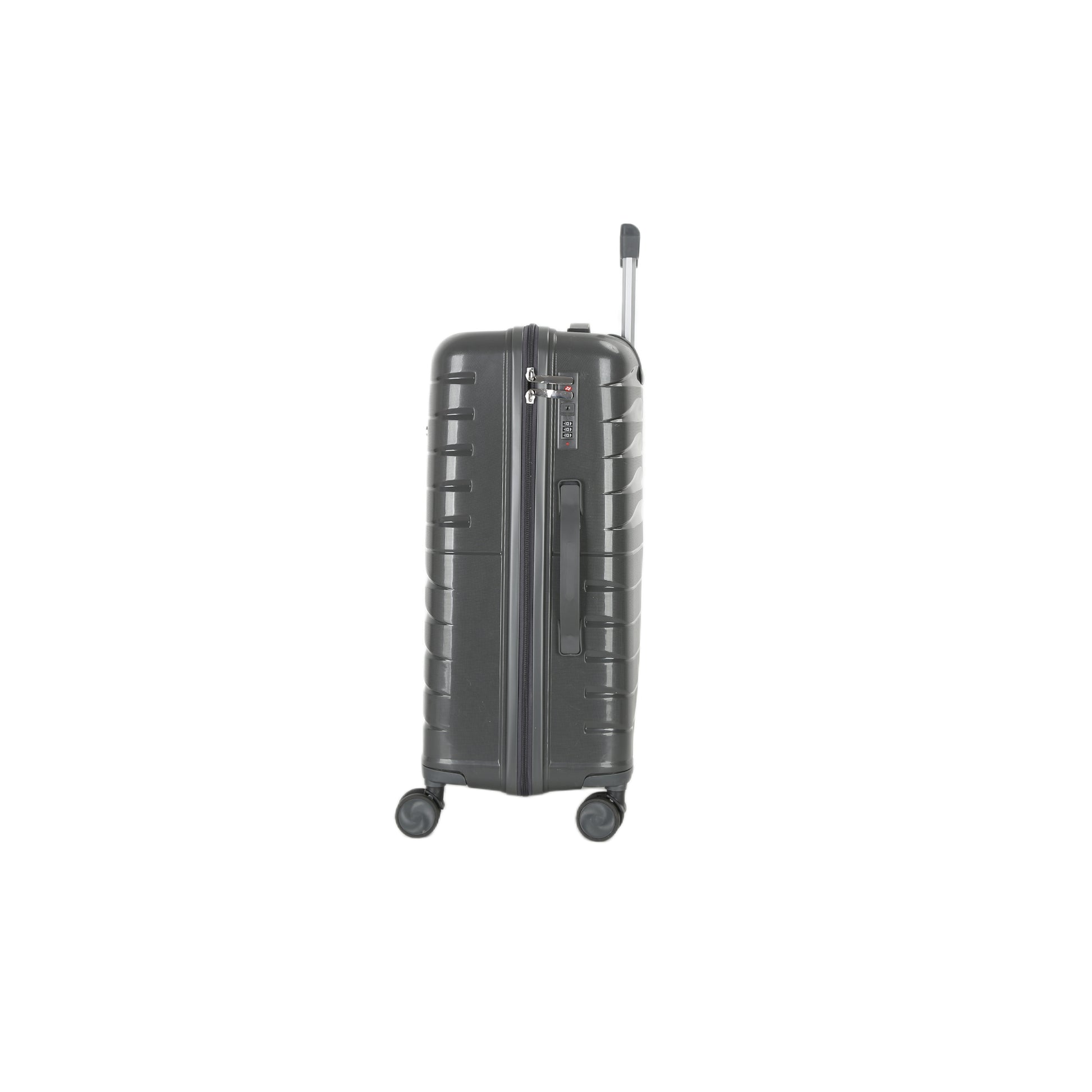 4-Piece Luggage Set | PP Material | Hard Shell Suitcases | 8 Spinner Wheels | Telescopic Handle | Anti-Theft Zippers