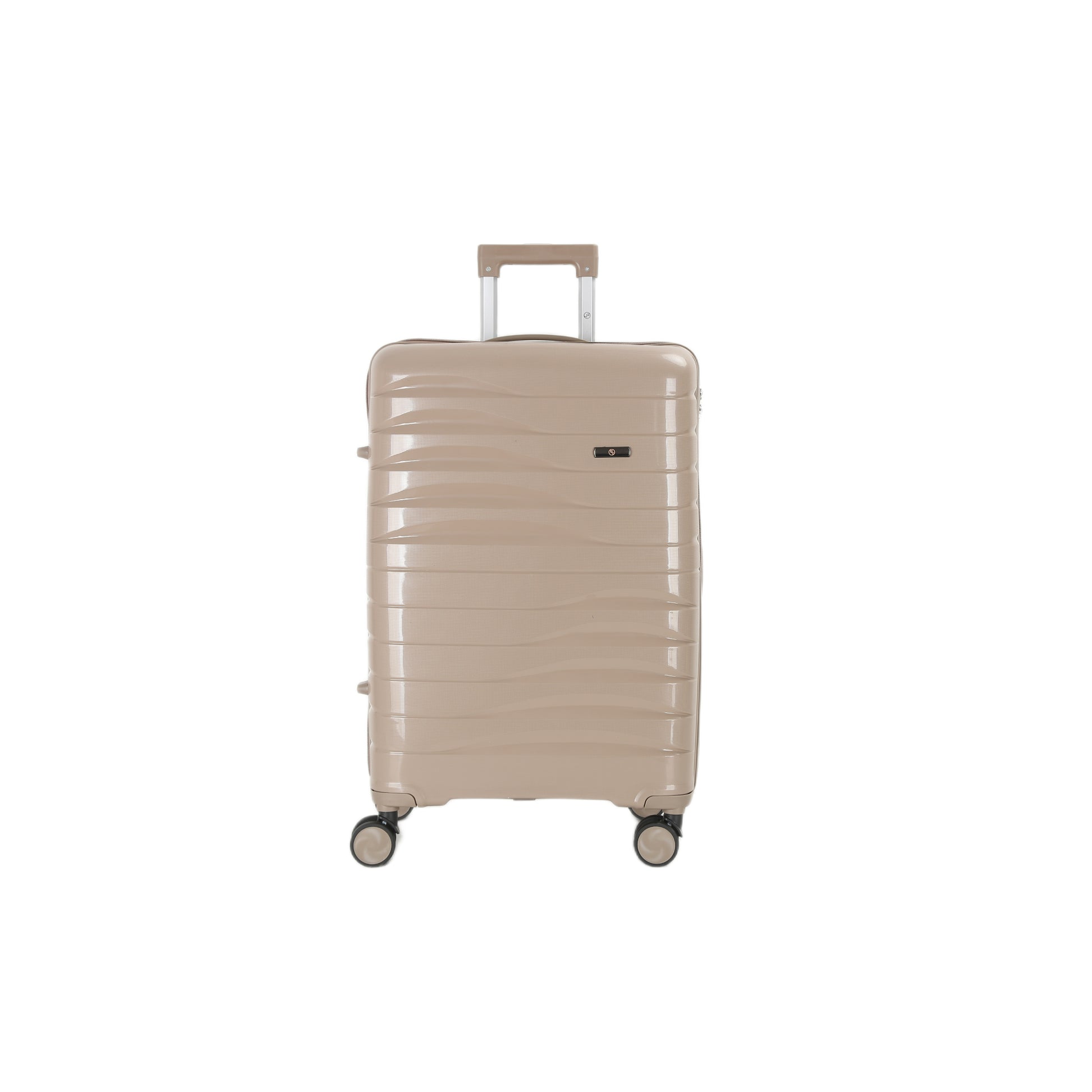 4-Piece Luggage Set | PP Material | Hard Shell Suitcases | 8 Spinner Wheels | Telescopic Handle | Anti-Theft Zippers