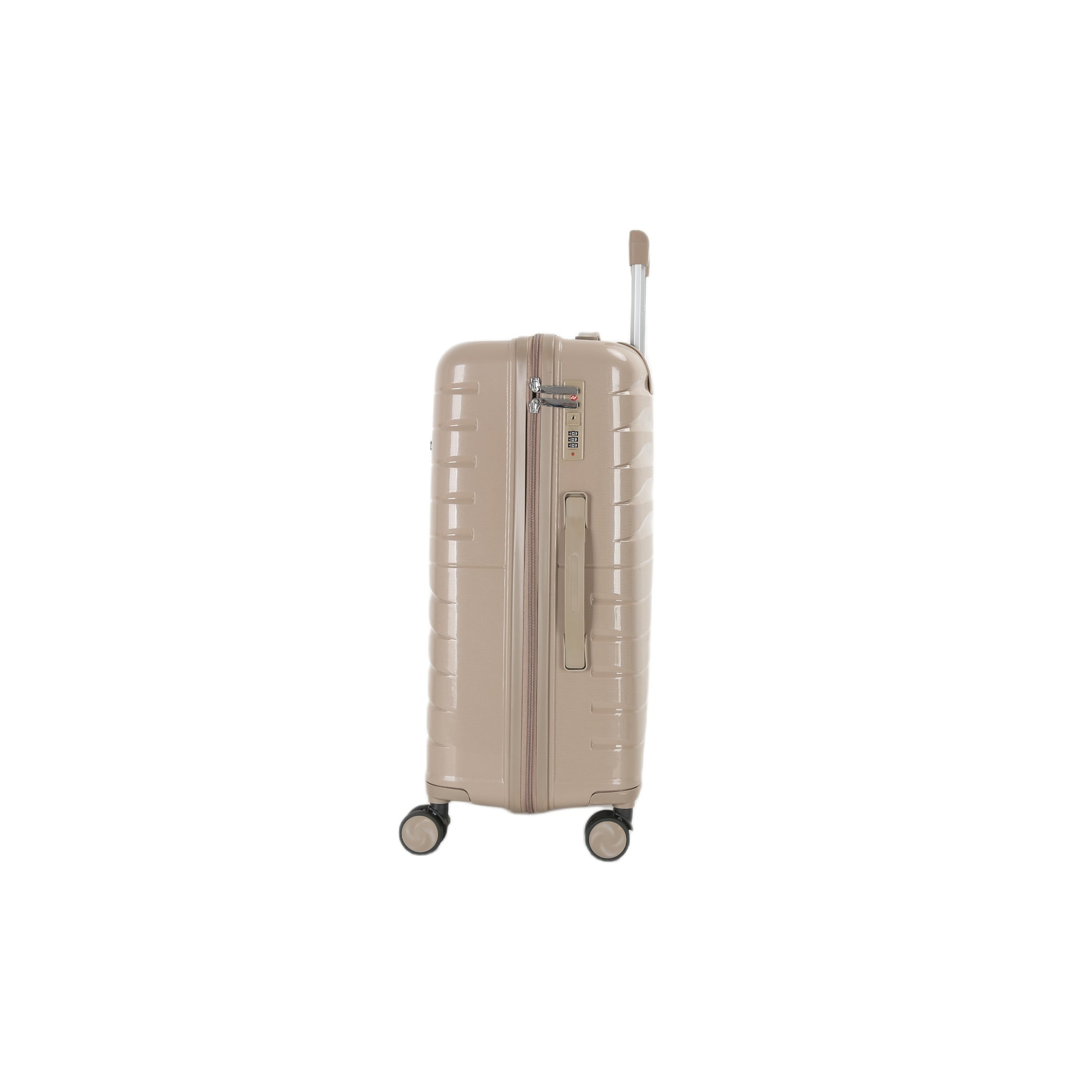 4-Piece Luggage Set | PP Material | Hard Shell Suitcases | 8 Spinner Wheels | Telescopic Handle | Anti-Theft Zippers