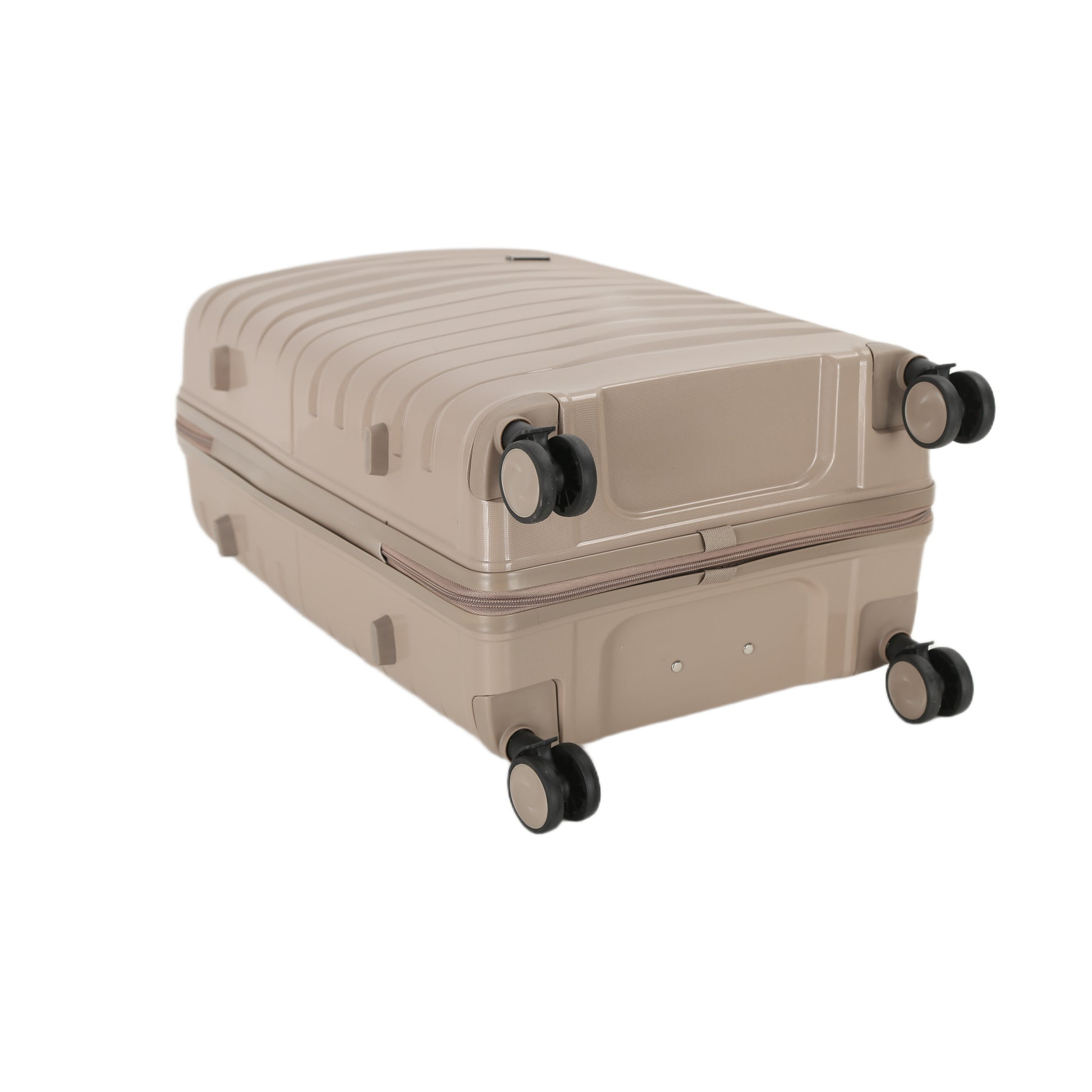 4-Piece Luggage Set | PP Material | Hard Shell Suitcases | 8 Spinner Wheels | Telescopic Handle | Anti-Theft Zippers