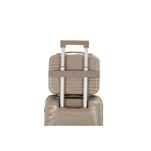 4-Piece Luggage Set | PP Material | Hard Shell Suitcases | 8 Spinner Wheels | Telescopic Handle | Anti-Theft Zippers