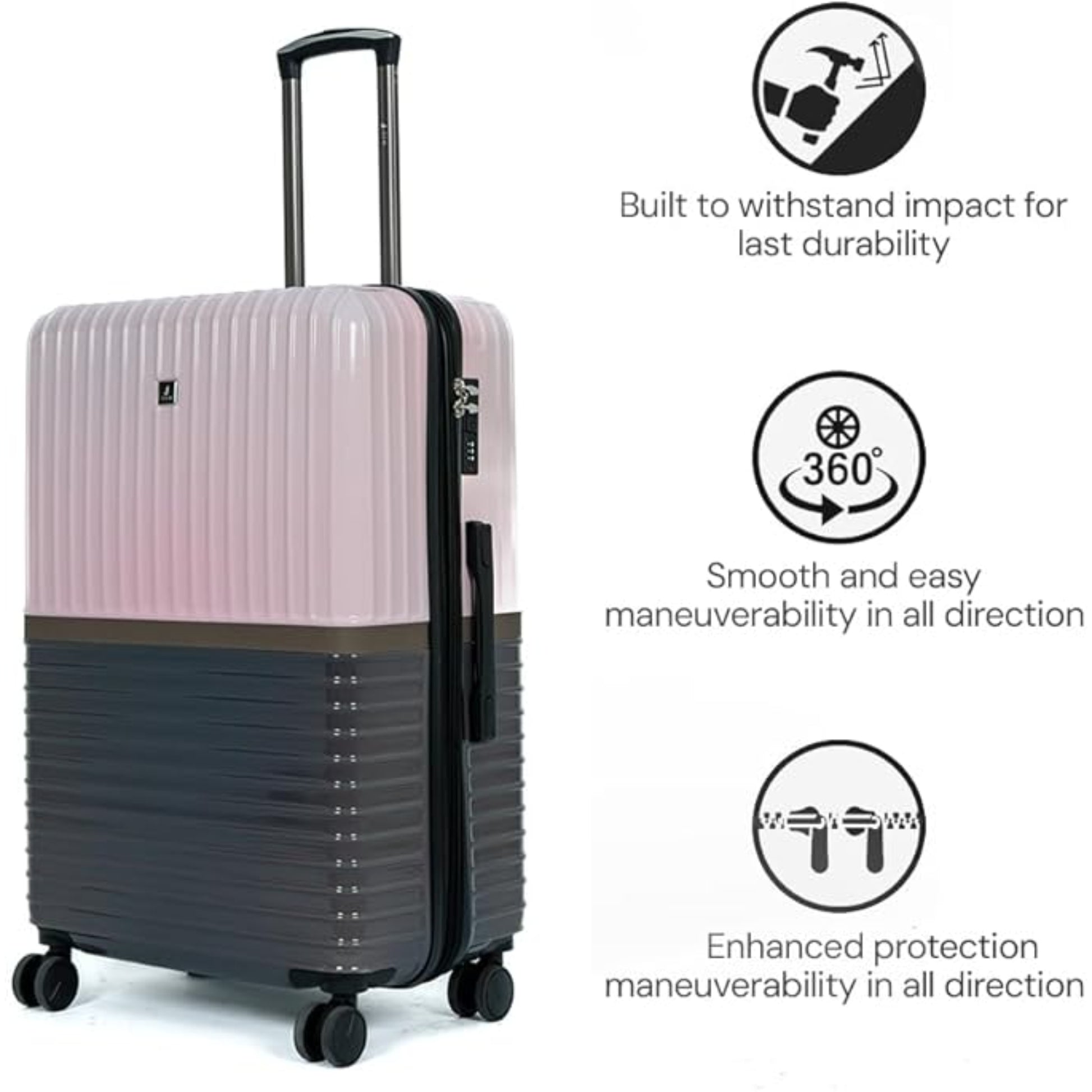 Expandable Luggage | PC Material | Hard Side | Luggage Trolley | Cheap | Luggagez