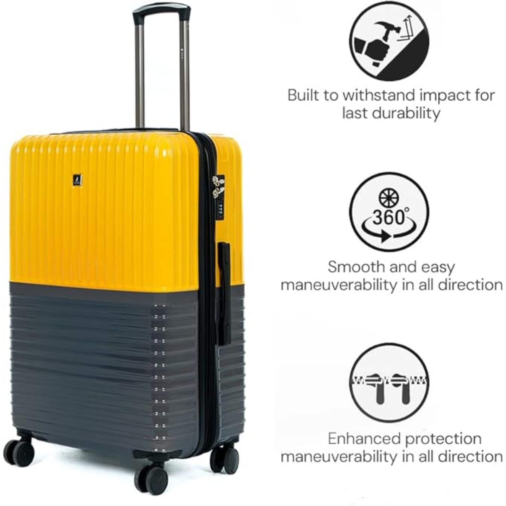 Expandable Luggage | PC Material | Hard Side | Luggage Trolley | Cheap | Luggagez