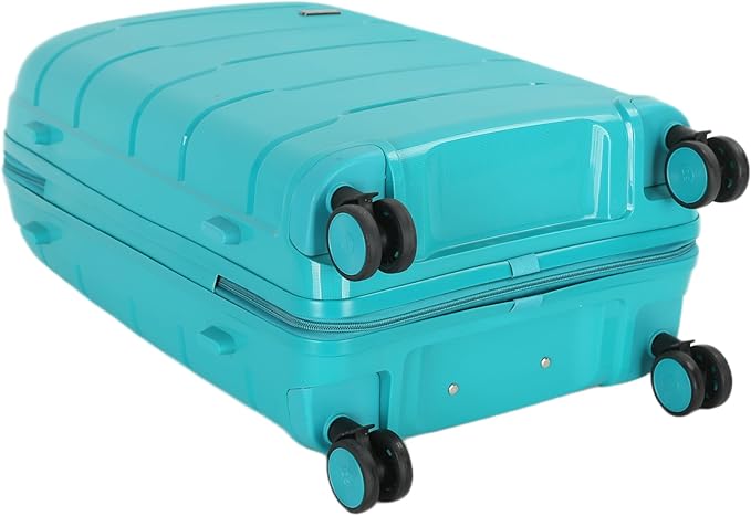 4 Piece Luggage Set PP Material Hard Shell, TSA Lock, 8 Wheel