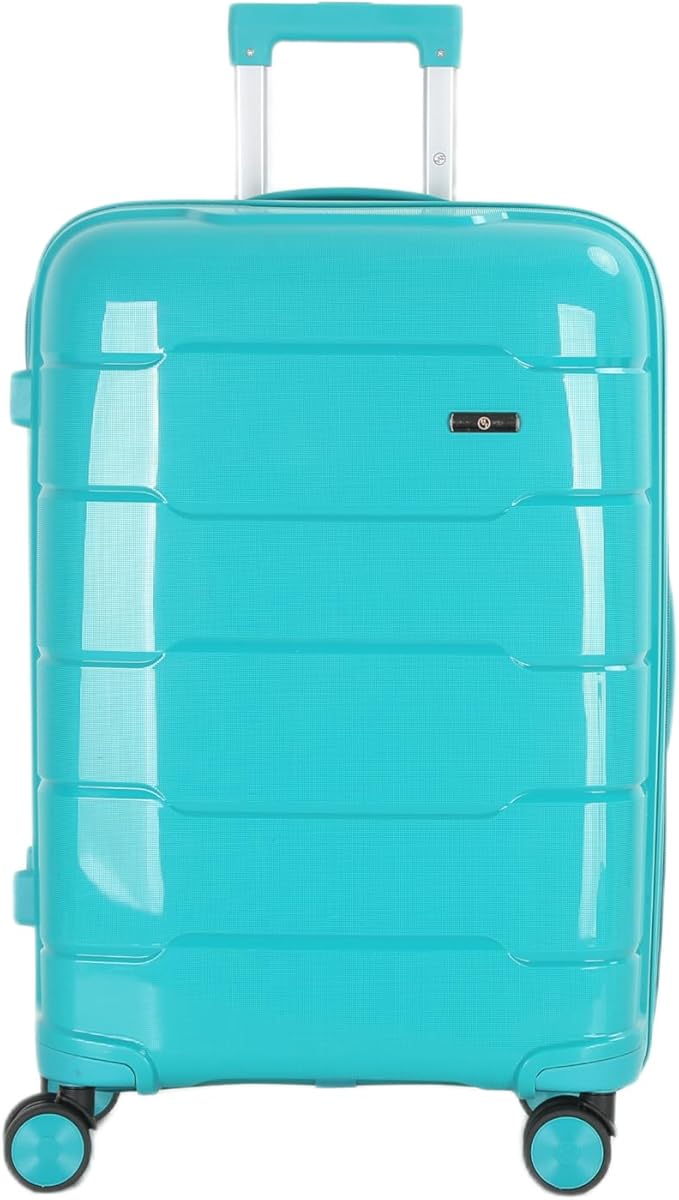 4 Piece Luggage Set PP Material Hard Shell, TSA Lock, 8 Wheel