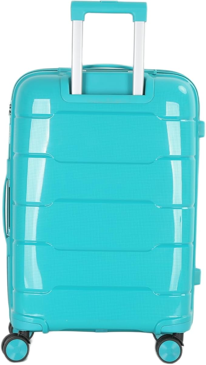 4 Piece Luggage Set PP Material Hard Shell, TSA Lock, 8 Wheel