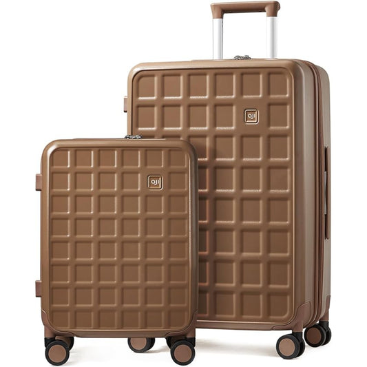 Luggage Set of 2 Suitcase Envoy 8 Spinner Wheels PC Hardshell Travel Suitcase Bag Luggagez