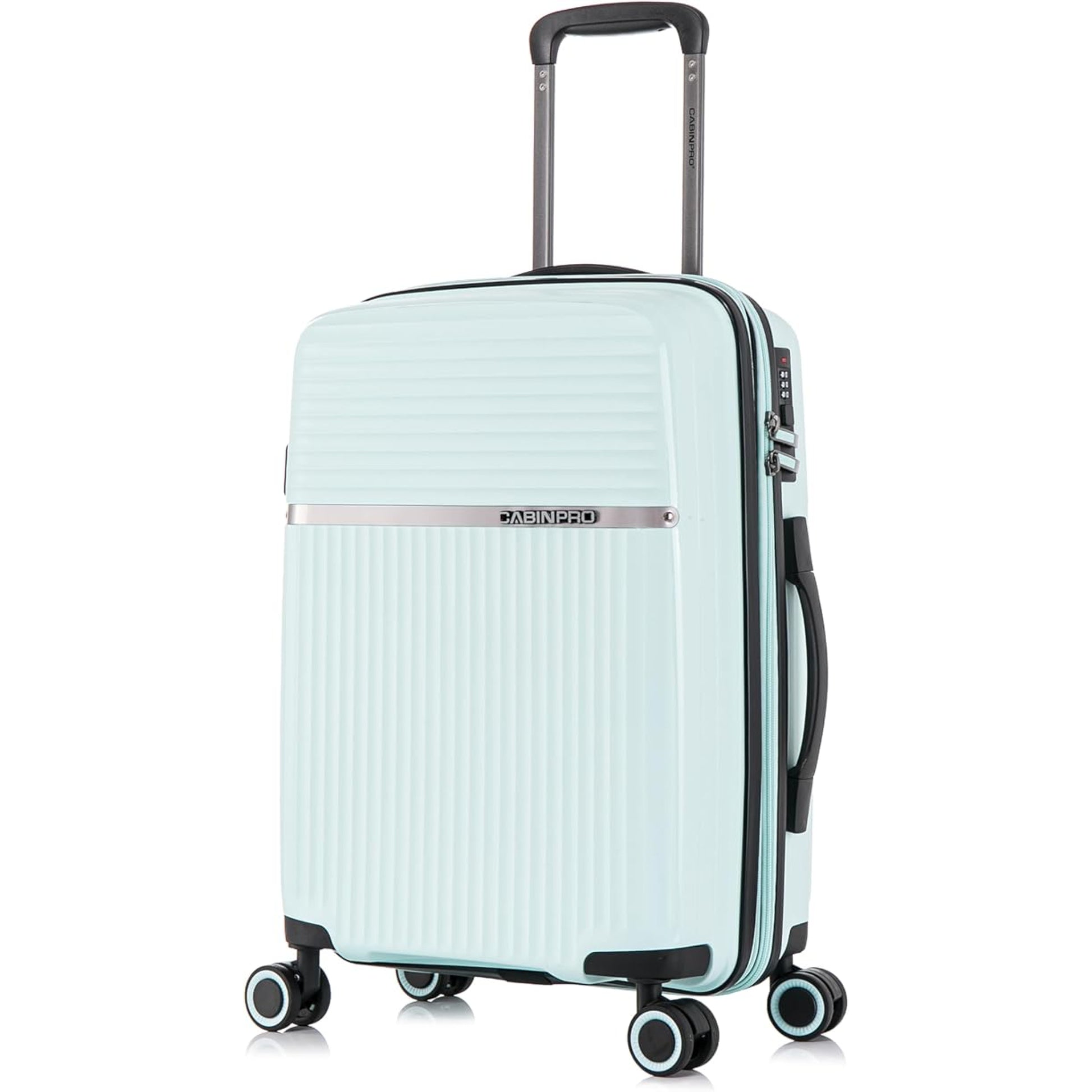 Cabin / Carry-On Expandable Size Suitcase PP Hard Side Luggage Trolley